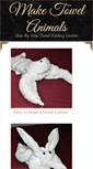 Mobile Screenshot of maketowelanimals.com